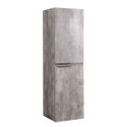 Linen Cabinet - 15 3/4" x 55 1/8" - 2 Doors/2 Shelves - Concrete Grey