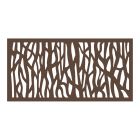Panneau décoratif Sprig, 0,3" x 4' x 2', brun noyer
