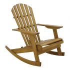 Folding Rocking Adirondack Chair - Natural