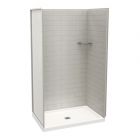 Shower Side Wall - Utile - 32" x 80" - Composite - Soft Grey