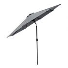 Tilting Steel Umbrella - Grey - 9'