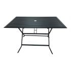 Outdoor Folding Table - Berlin - Aluminum - Black