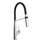Magno Kitchen Sink Faucet with pull-down spout - Chrome & Matte Black