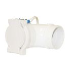 Direct Inlet Kit for Central Vacuum - White - 11 x 9 x 7 cm