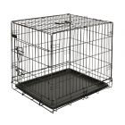 Cage de transport pour chien démontable noire