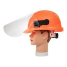 Security helmet visor
