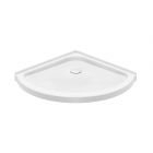 Outback Round Acrylic Base with Corner Drain - 3" x 36"