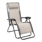 Chaise multi-positions Relax, 65 x 91 x 113 cm, gris