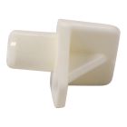 Plastic Shelf Pin - White - 6 mm x 15 mm x 10 mm - 8/Pkg