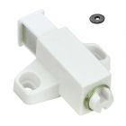 Single Automatic Magnetic Latch - White - 32 mm