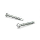 Zinc Plated Metal Screws - Hex Head With Washer - 1/2" - 12/Pkg