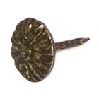 Rosette nail - Antique brass - 1/2" - 30/Pkg