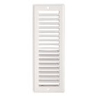Grille plate, blanc, vrac, 2 1/4" x 12"