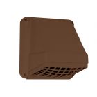 Cap Vent With Grill - Brown - 4"