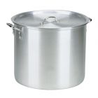 Pot With Lid - Aluminium - 44 L