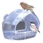 Mangeoire à oiseaux transparente