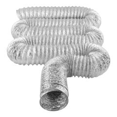 Conduit de transition flexible, aluminium, 4" x 25'
