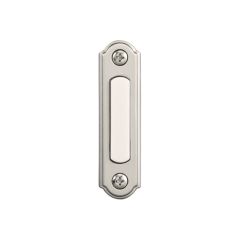 Sonnette de porte, cablé, lumineux, nickel