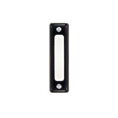 Sonnette de porte, cablé, lumineux, noir