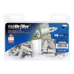 WallDriller Nylon #8L Anchors (+ Screws) (50)