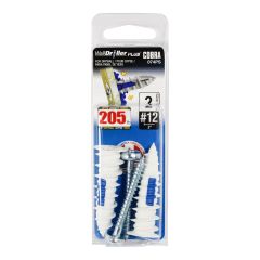 WallDriller PLUS #12 (6 mm) Anchors + screws (2)