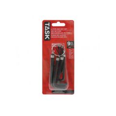 9pc SAE Key Chain L-Type Hex Key Set