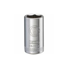 9 mm - 6 Point Short 1/4" Drive Socket