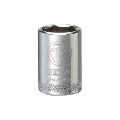 12 mm - 6 Point Short 1/4" Drive Socket