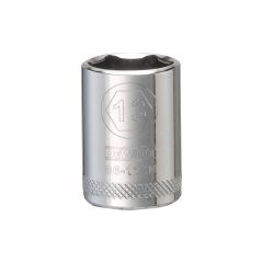 13 mm - 6 Point Short 1/4" Drive Socket