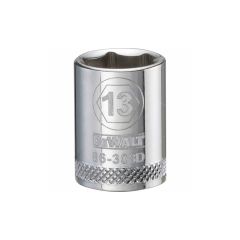 13 mm - 6 Point Short 3/8" Drive Socket