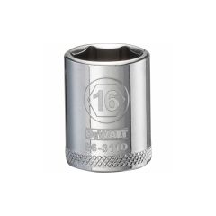 16 mm - 6 Point Short 3/8" Drive Socket