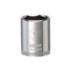 1" - 6 Point Short 1/2" Drive Socket