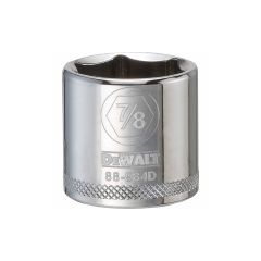 7/8" - 6 Point Short 3/8" Drive Socket