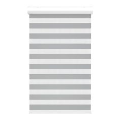 Cordless Zebra Roller Shade with Cassette - Grey - 48" x 72"