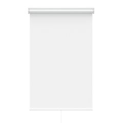 Cordless blackout roller shade - White - 72" x 72"