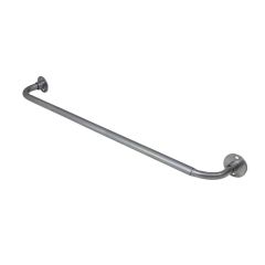 Extensible Metal Curtain Rod Set 48"-86" - Blackout - Silver