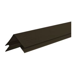 CanExel Ced'R-Vue Outside Corner - 1" x 10' - Dark Roast