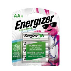 Piles rechargeables, AA, 4/pqt