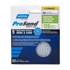 Abrasive Multi-Air Cyclonic Discs - 5" - Grit 120 - 10/Pkg