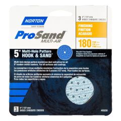 Abrasive Multi-Air Cyclonic Discs - 5" - Grit 180 - 3/Pkg