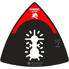 Oscillating Sanding Plate - 3 1/2" - 20 Grit