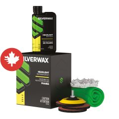 Ensemble restaurateur de phares Bright now kit, SILVERWAX