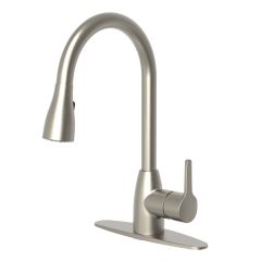 Robinet d'évier Lexy, acier inoxydable