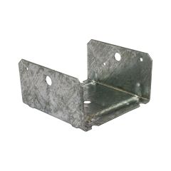 Base de poteau BC60, acier calibre 14, galvanisé à chaud, 6" x 6"