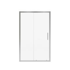 Porte de douche coulissante, Connect, 45"-46,5" x 72", verre clair, chrome