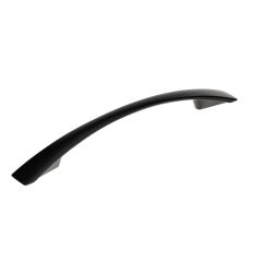 Shallow Bow Contemporary Metal Pull - 128 mm - Matte Black