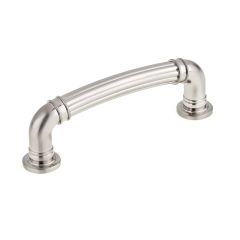 Traditional Metal Pull - 96 mm - Brushed Nickel