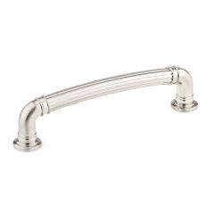 Traditional Metal Pull - 128 mm - Brushed Nickel