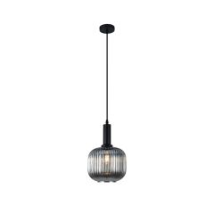 Luminaire suspendu à une lumière, 20 cm, noir
