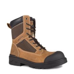 Bottes de travail 8"avec membrane imperméable, Progress, brun, grandeur 9